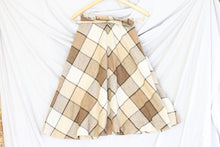 Load image into Gallery viewer, Plaid Midi Skirt - 24 in waist