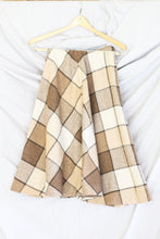 Load image into Gallery viewer, Plaid Midi Skirt - 24 in waist