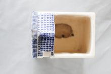 Load image into Gallery viewer, Blue and White House Planter