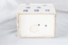 Load image into Gallery viewer, Blue and White House Planter