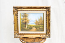 Load image into Gallery viewer, Fall Painting in Gilded Frame