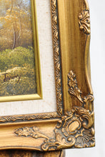 Load image into Gallery viewer, Fall Painting in Gilded Frame