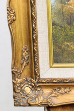 Load image into Gallery viewer, Fall Painting in Gilded Frame