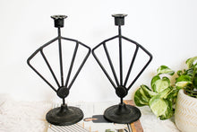 Load image into Gallery viewer, Cast Iron Candle Holders