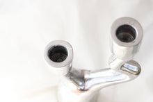 Load image into Gallery viewer, Silver Abstract Candelabra