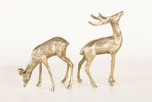 Load image into Gallery viewer, Pair of Brass Deer