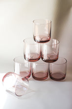 Load image into Gallery viewer, Libbey Glass Pink Tumblers - Set of 7