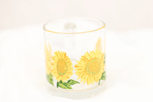 Load image into Gallery viewer, Glass Sunflower Coffee Mug