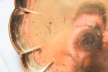 Load image into Gallery viewer, Floral Brass Dish
