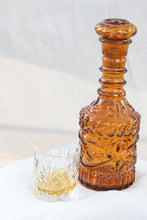 Load image into Gallery viewer, Amber Glass Decanter