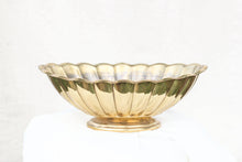 Load image into Gallery viewer, Scalloped Brass Bowl