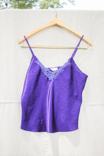 Load image into Gallery viewer, Purple Silk Pajama Set - Size Medium