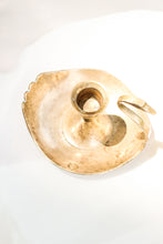 Load image into Gallery viewer, Pair of Vintage Brass Swan Candle Holders