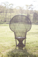 Load image into Gallery viewer, Black Peacock Chair