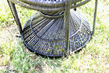 Load image into Gallery viewer, Black Peacock Chair