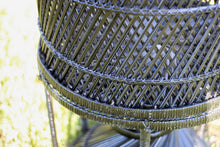 Load image into Gallery viewer, Black Peacock Chair