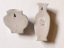 Load image into Gallery viewer, Blue and White Wall Hanging Vases