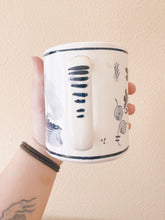 Load image into Gallery viewer, Blue and White Coffee Mug