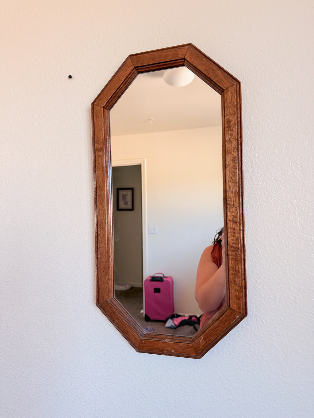 Wooden Octagonal Mirrors