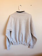 Blue and Grey Cat Crewneck - M