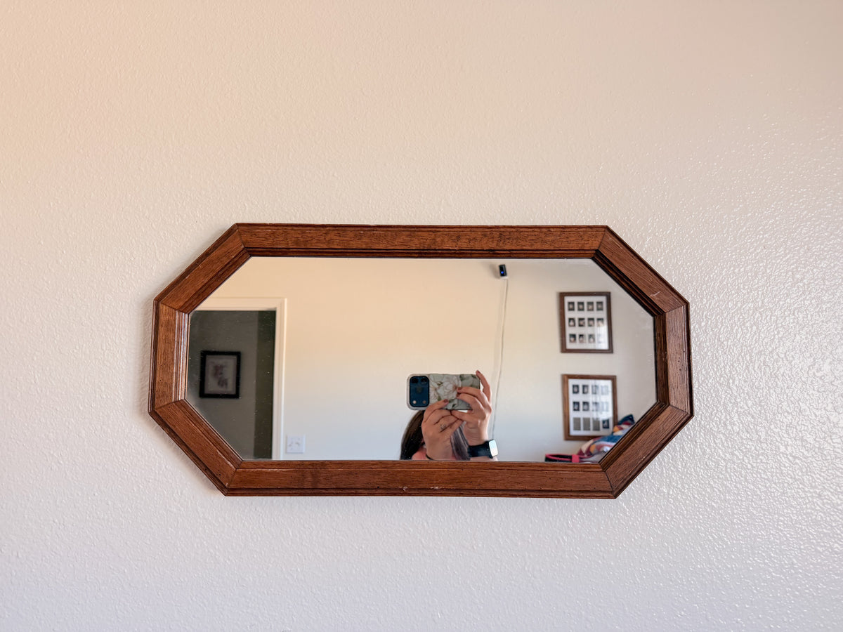 Wooden Octagonal Mirrors
