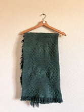 Load image into Gallery viewer, Green Heart Woven Blanket
