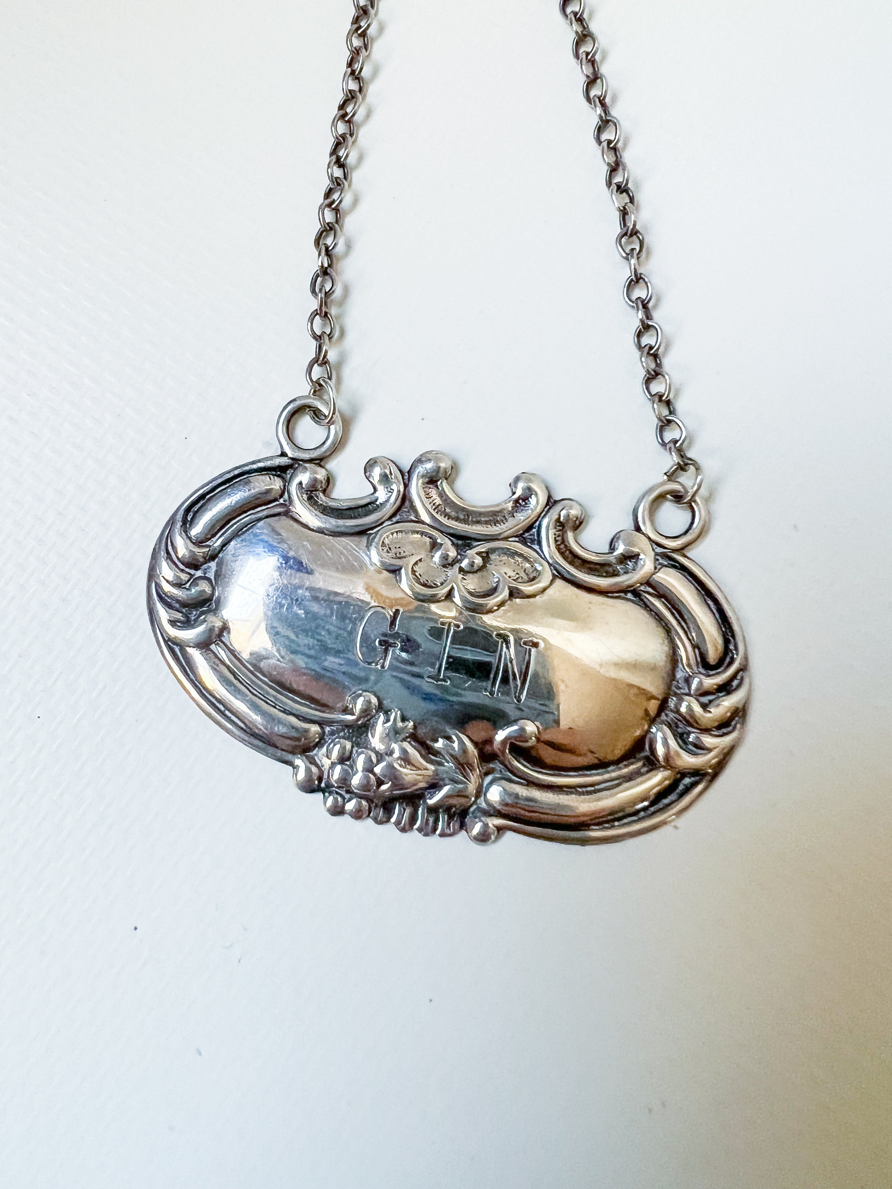 Sterling Silver Decanter Tags
