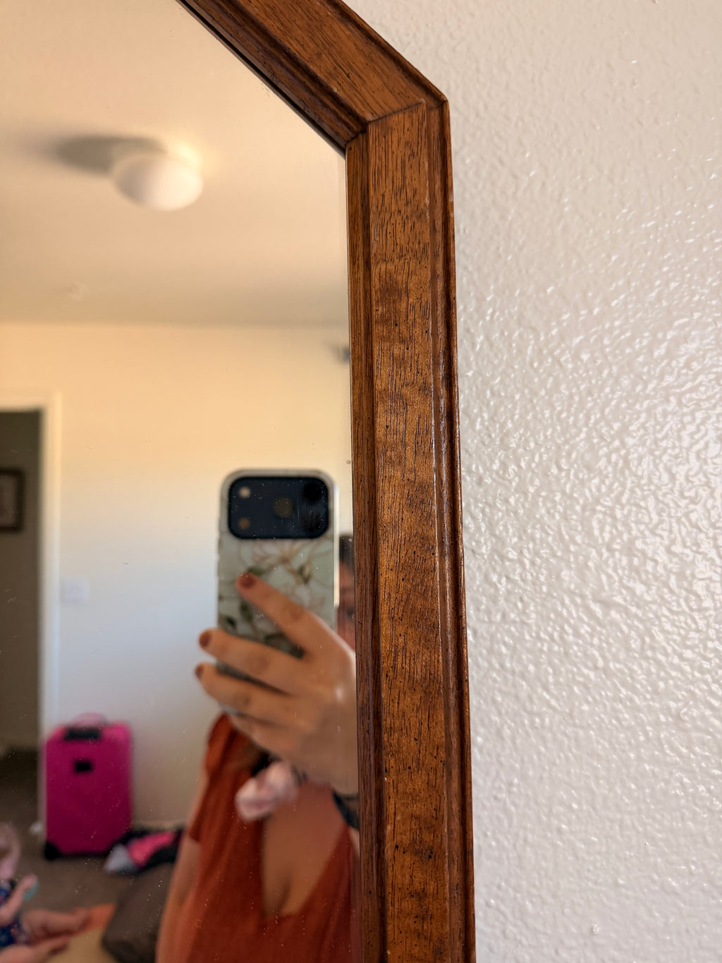 Wooden Octagonal Mirrors