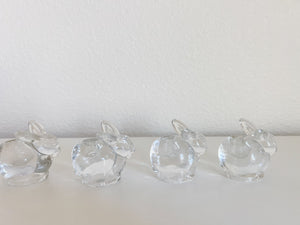 Crystal Bunny Candle Holders