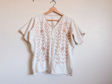 Load image into Gallery viewer, Vintage Cotton Embroidered Blouse
