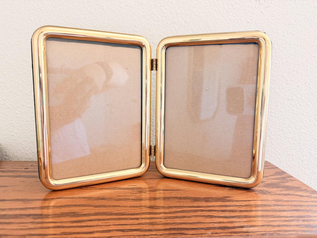 Brass Hinged Photo Frame