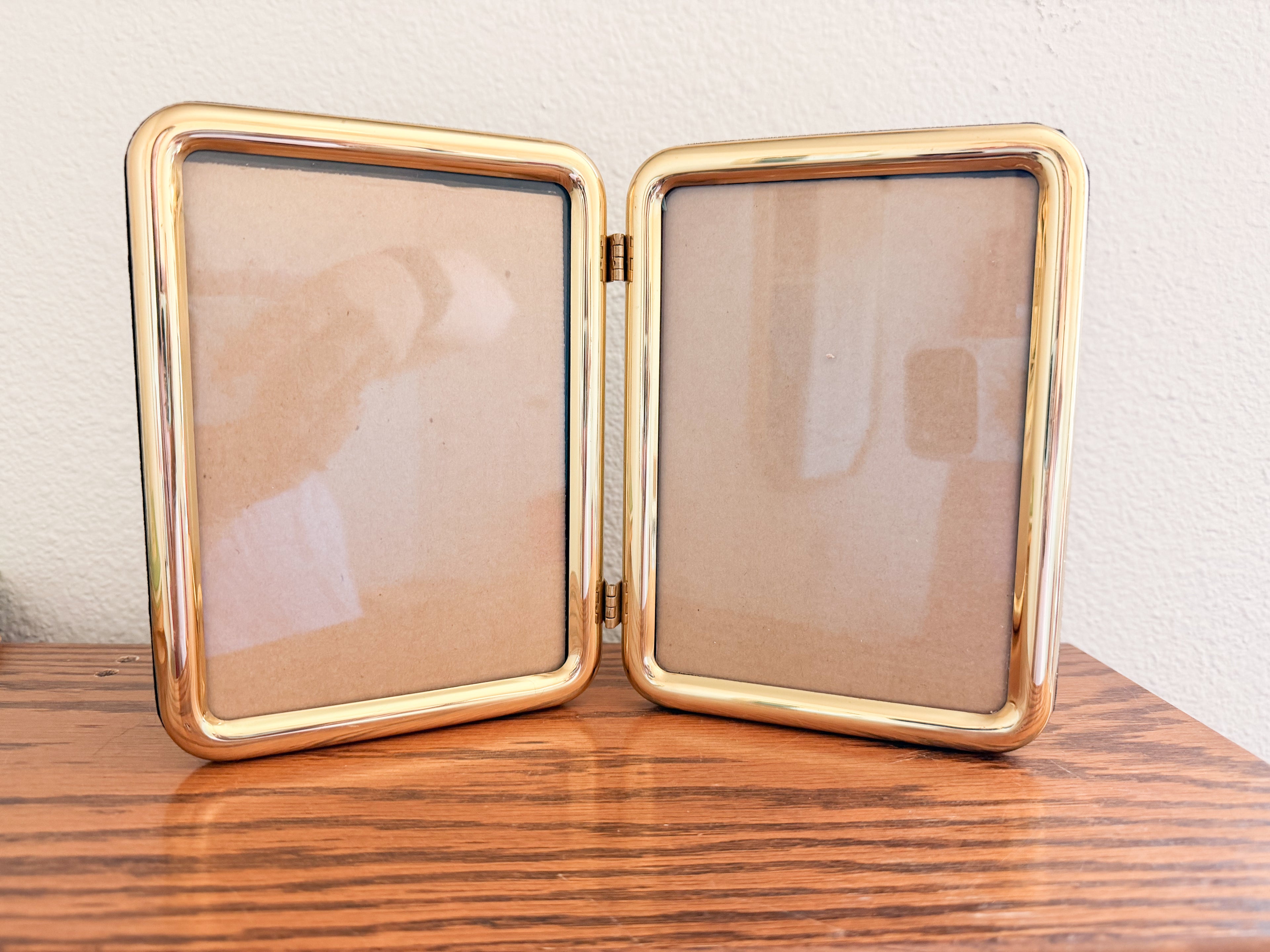 Brass Hinged Photo Frame