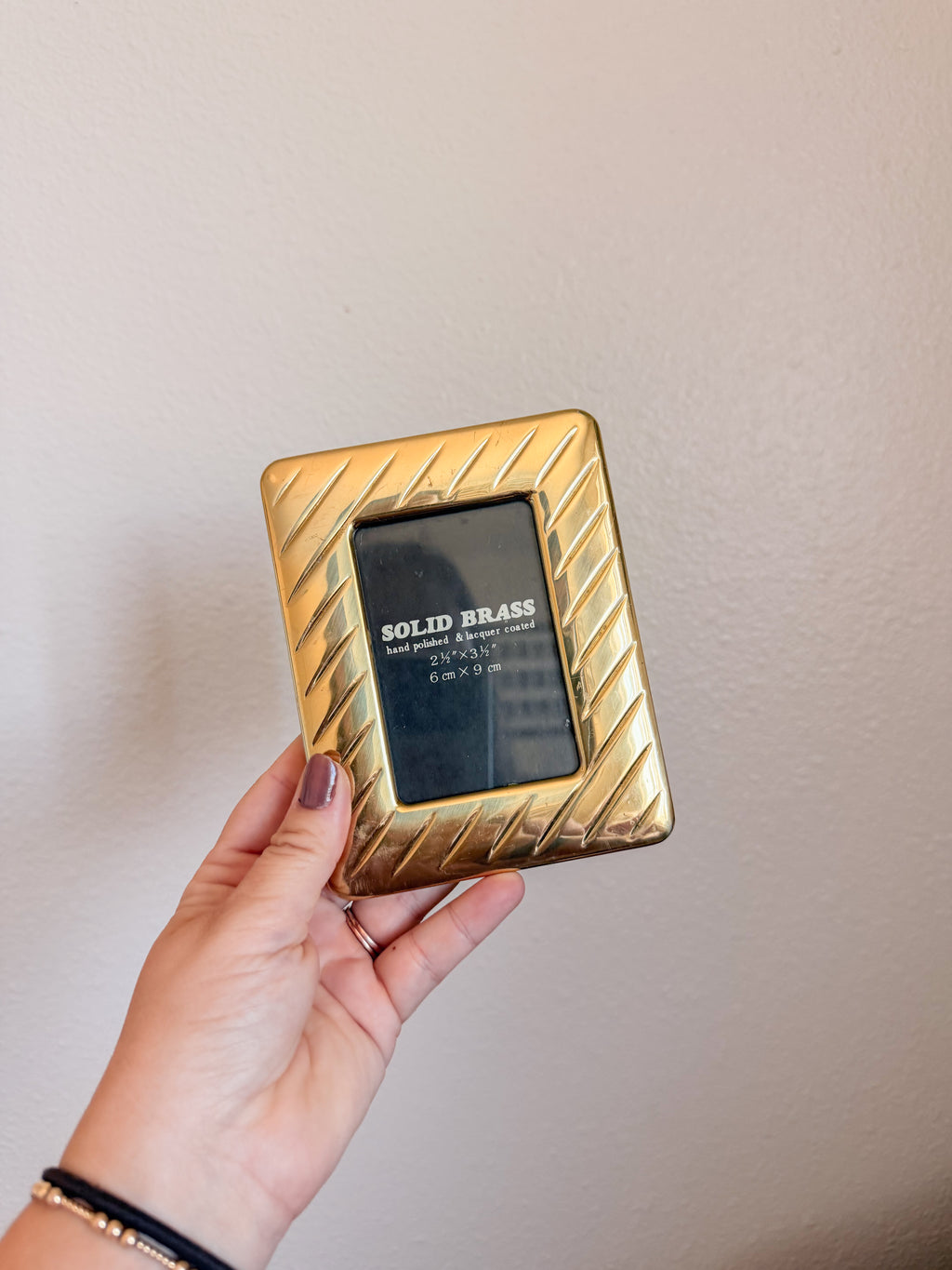 Brass 2.5x3.5 Photo Frame