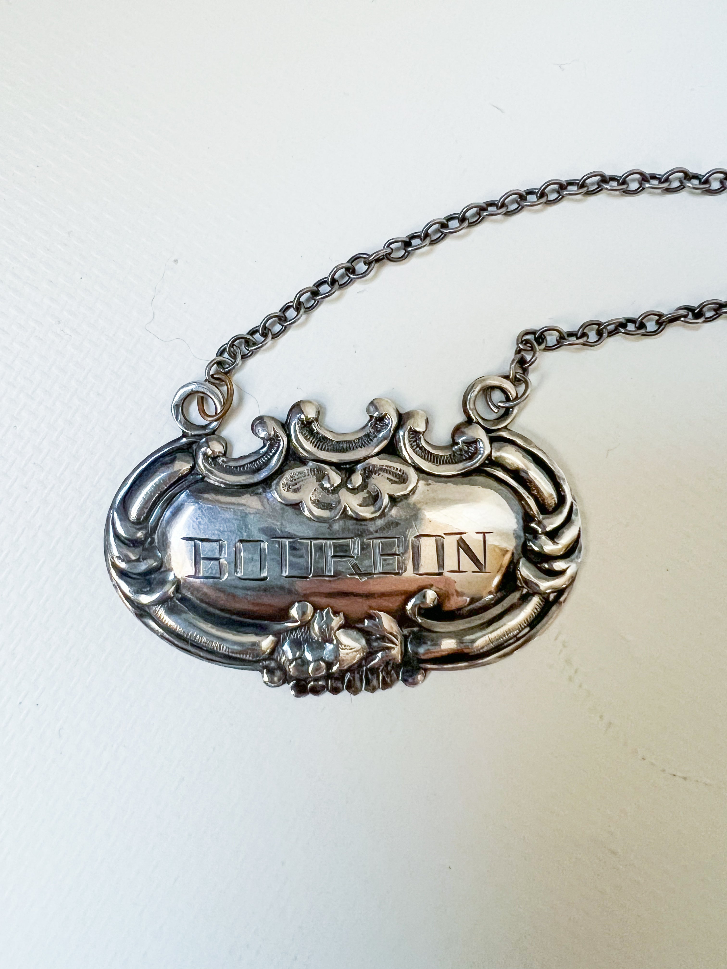Sterling Silver Decanter Tags