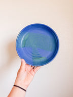 Blue Handthrown Plate