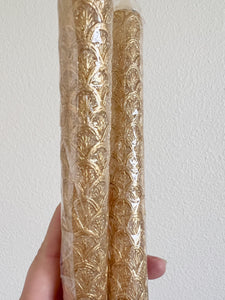 Vintage Scalloped Taper Candles