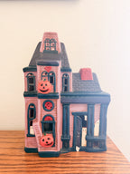 Light Up Ceramic Haunted House