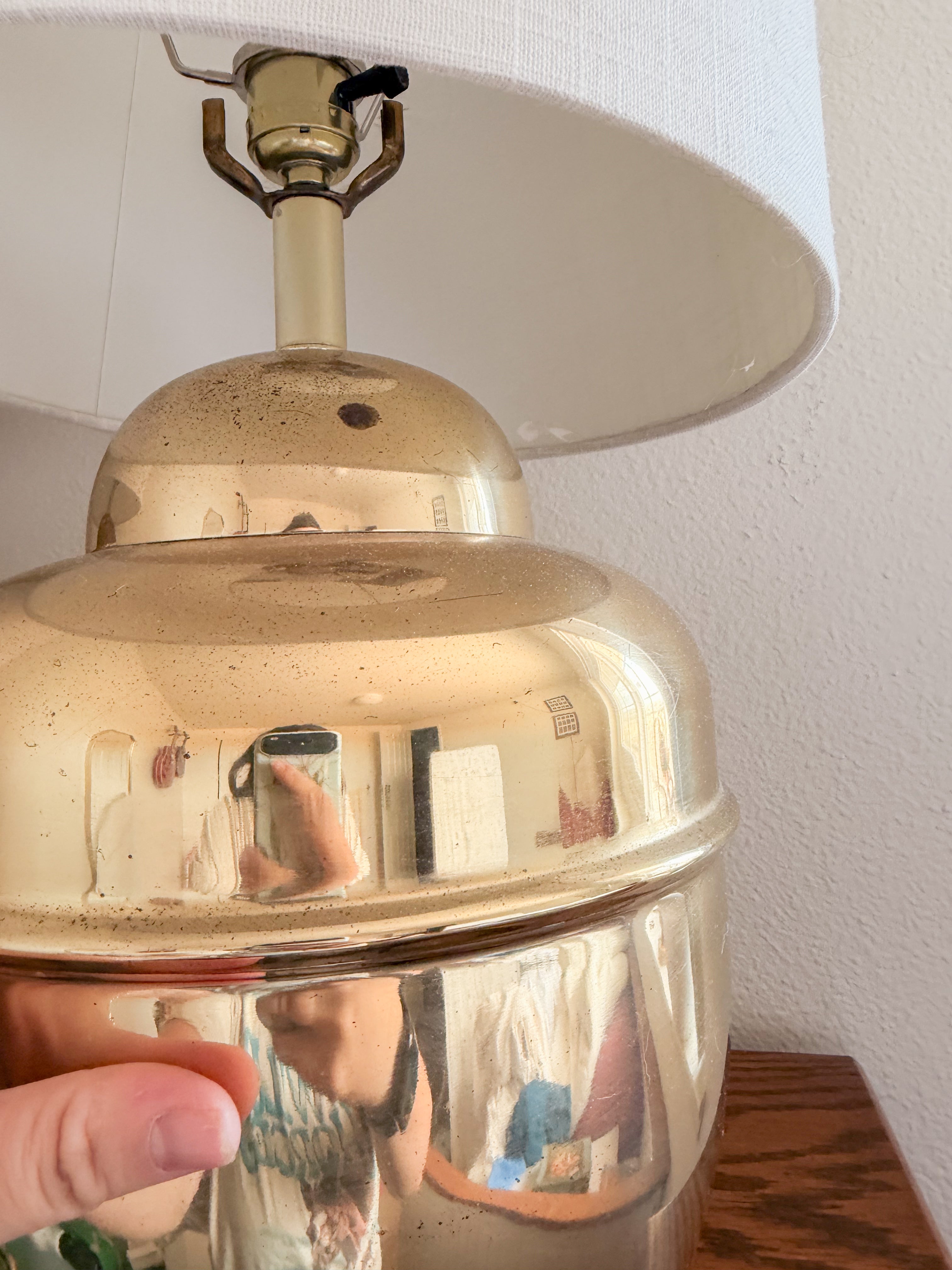 Set of Large Brass Lamps