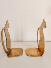 Load image into Gallery viewer, Brass Cat Bookends
