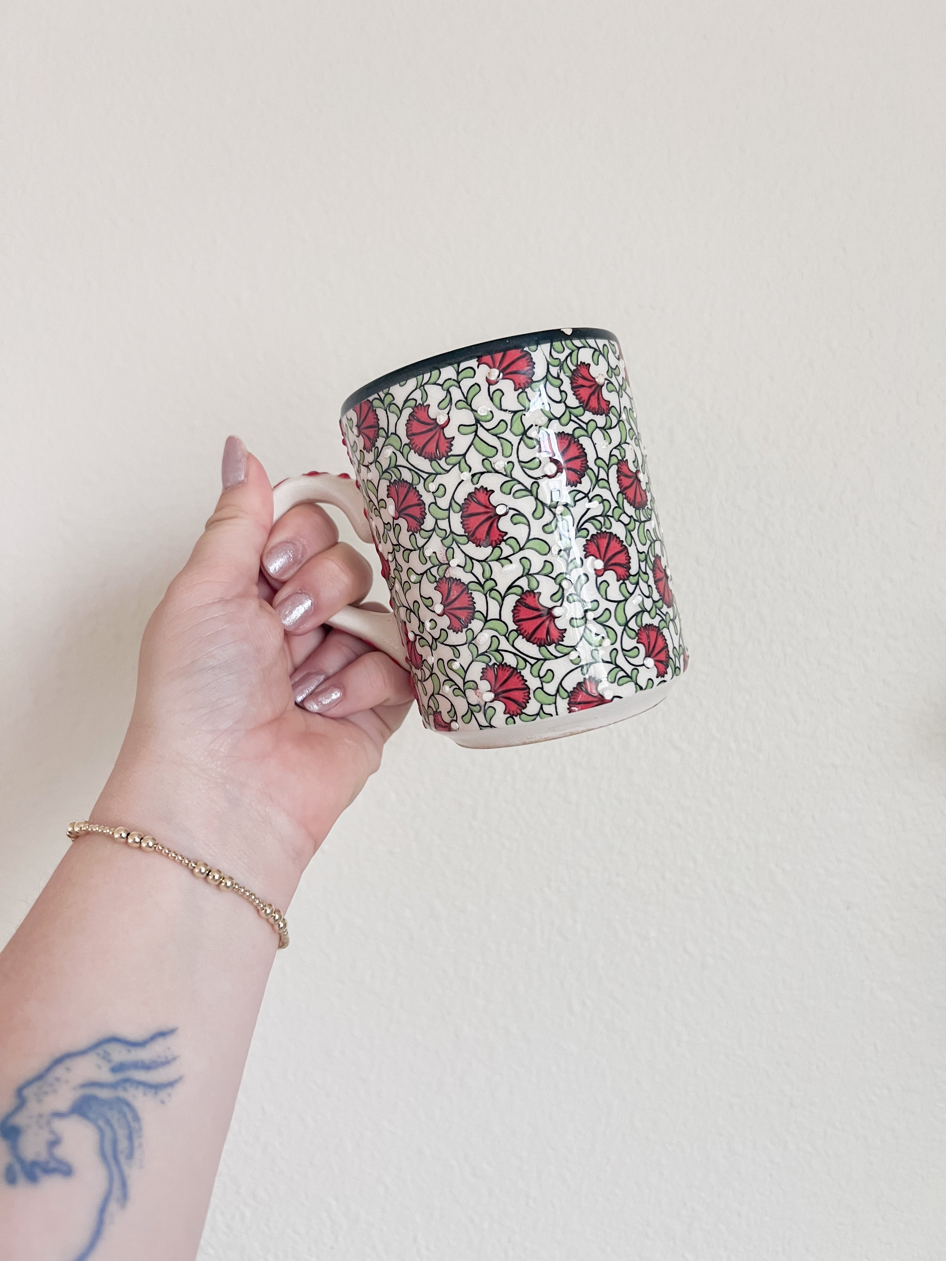 Red and Green Coffee Mug