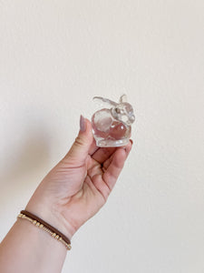 Crystal Bunny Candle Holders