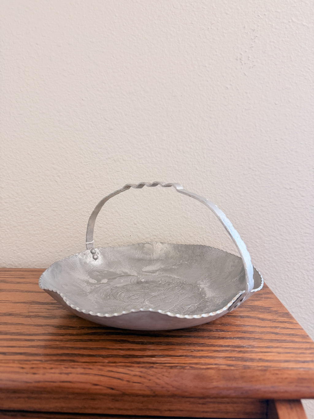 Hand Forged Aluminum Basket