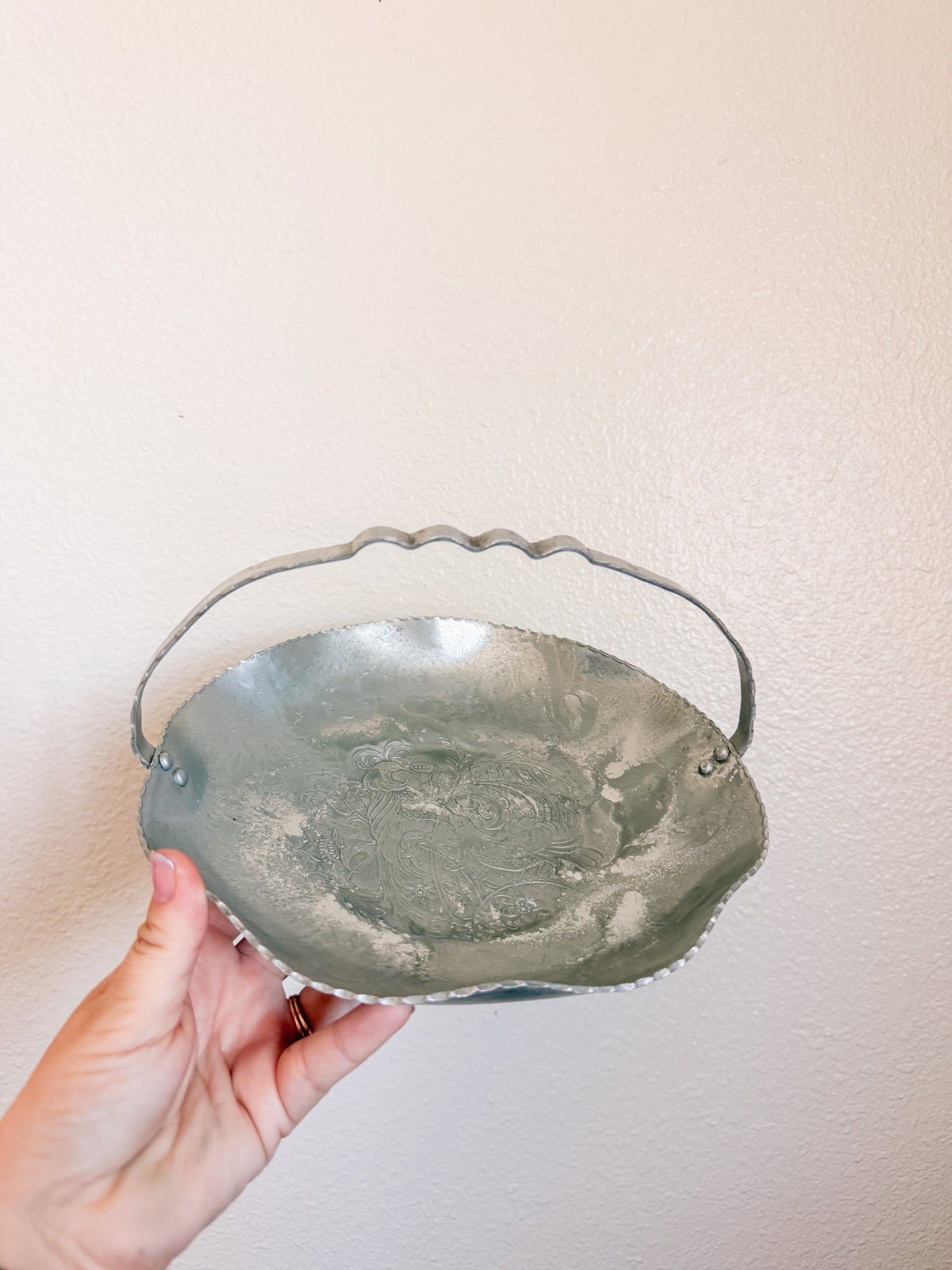 Hand Forged Aluminum Basket
