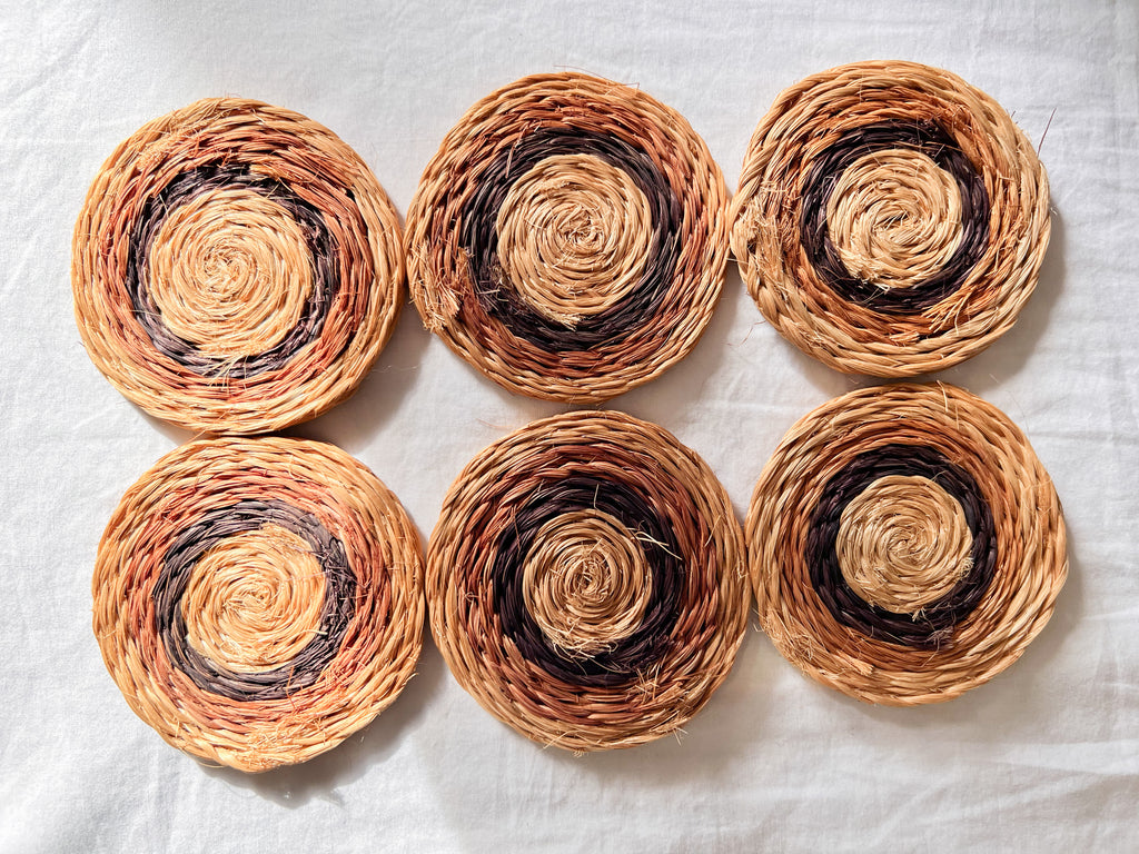 Set of Straw Coasters