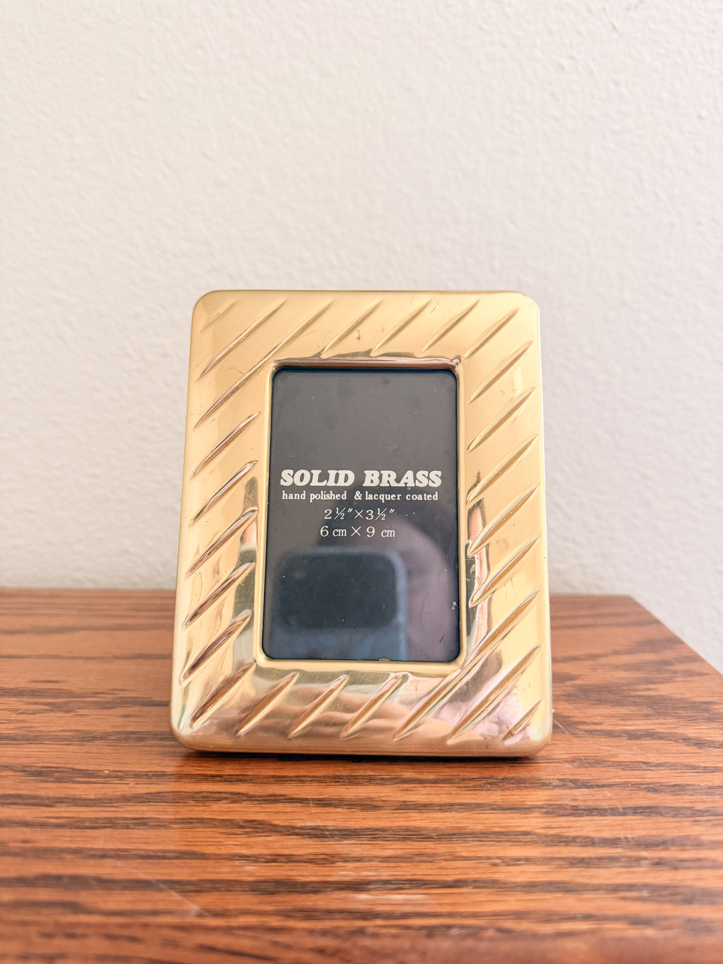 Brass 2.5x3.5 Photo Frame