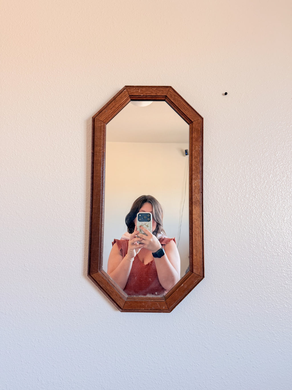 Wooden Octagonal Mirrors