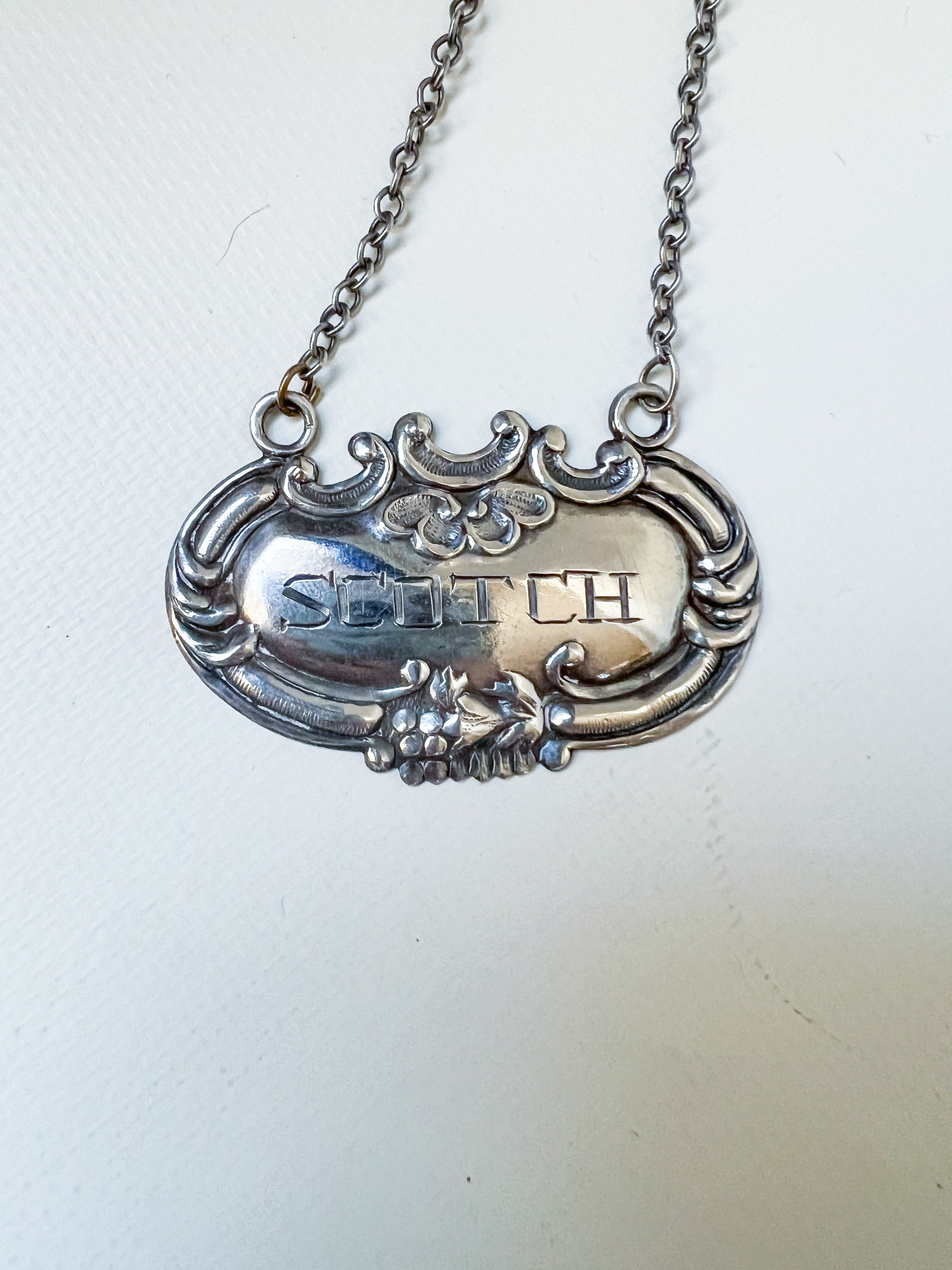 Sterling Silver Decanter Tags