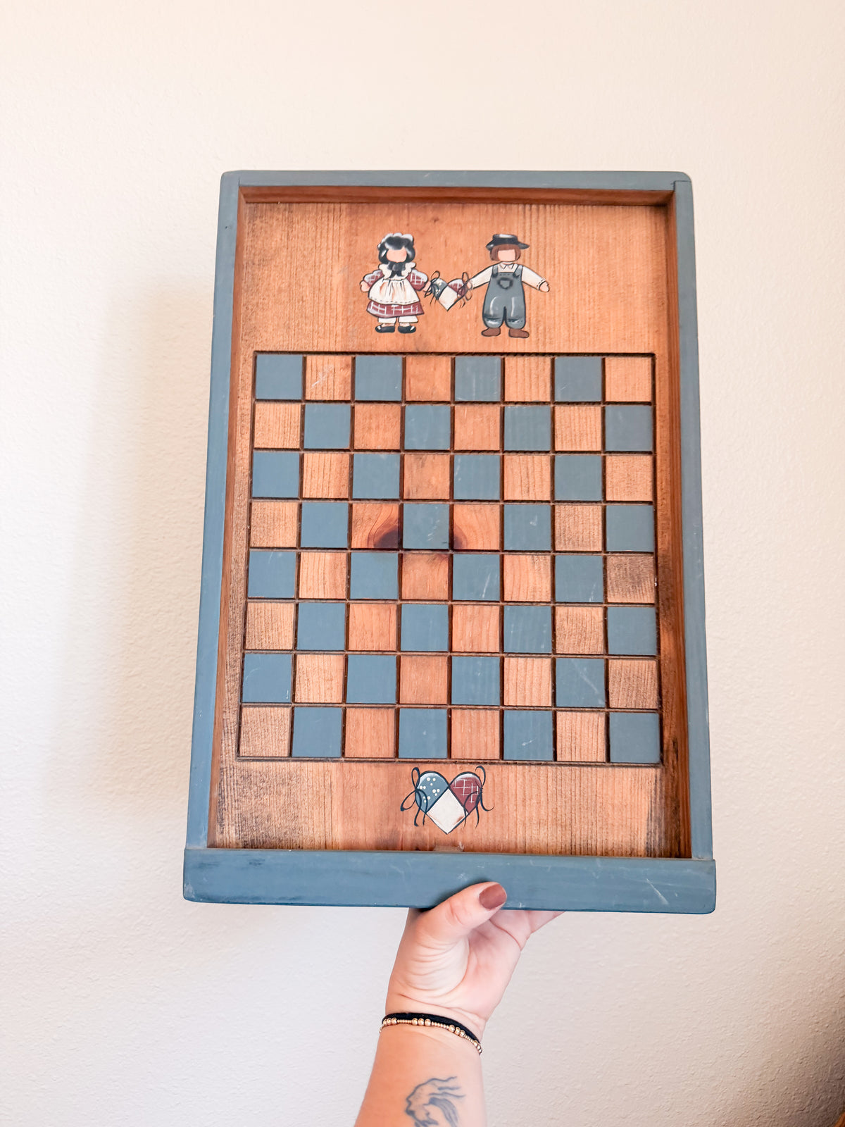 Folk Art Checkerboard
