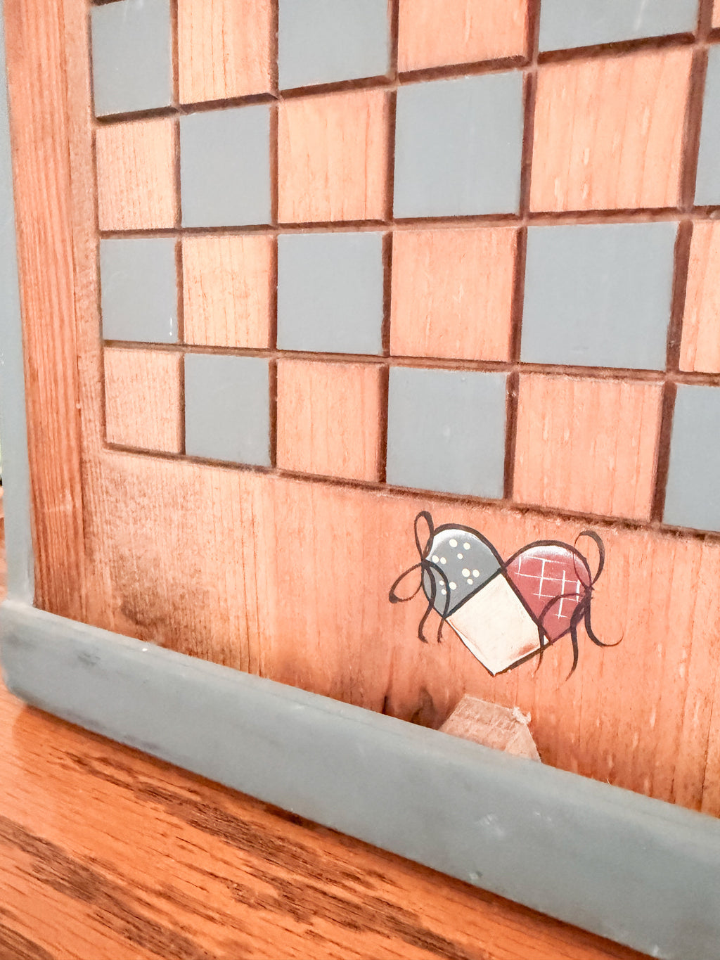 Folk Art Checkerboard