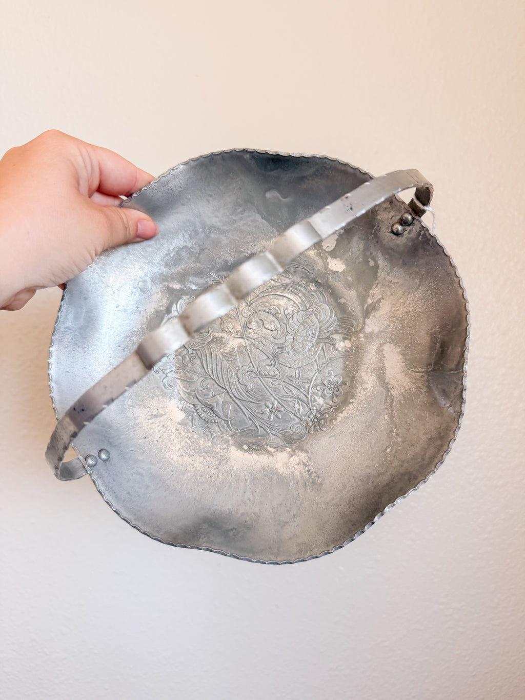 Hand Forged Aluminum Basket